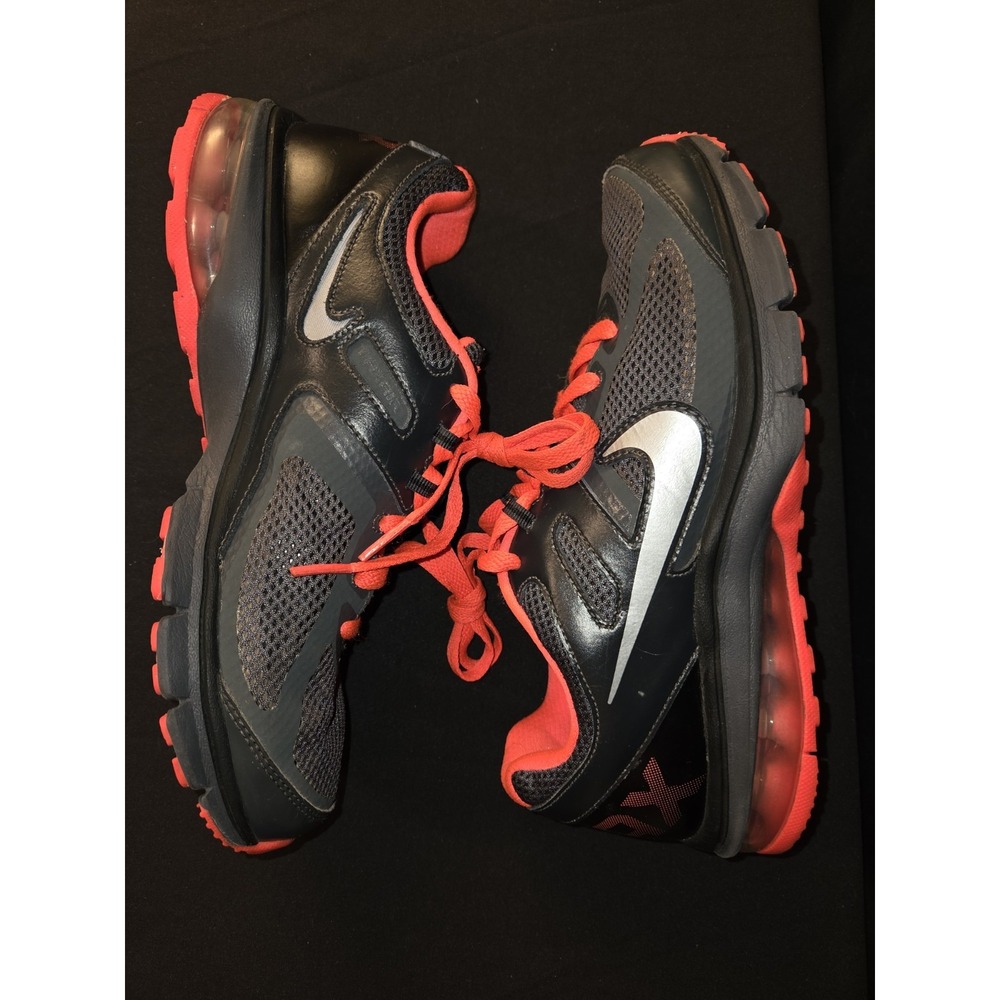Nike Air Max Defy RN Size 8 Anthracite Hunter‎ Orange Running Shoe 599390-607